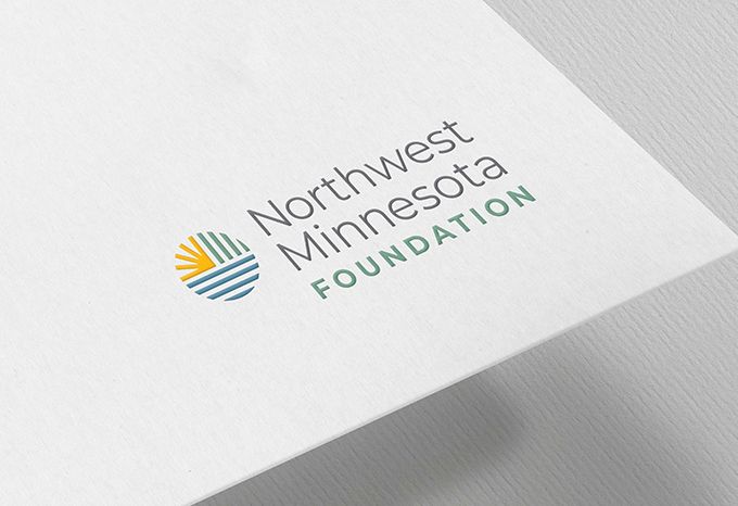 Closeup of Northwest Minnesota Foundation logo