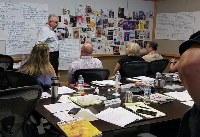 Ideation session for Herman Miller dealer