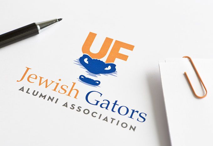 Logo for University of Florida Jewish Gators Alumni Association