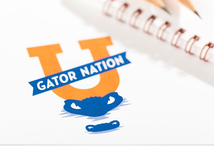 Logo for Gator Nation U for University of Florida Alumni Association