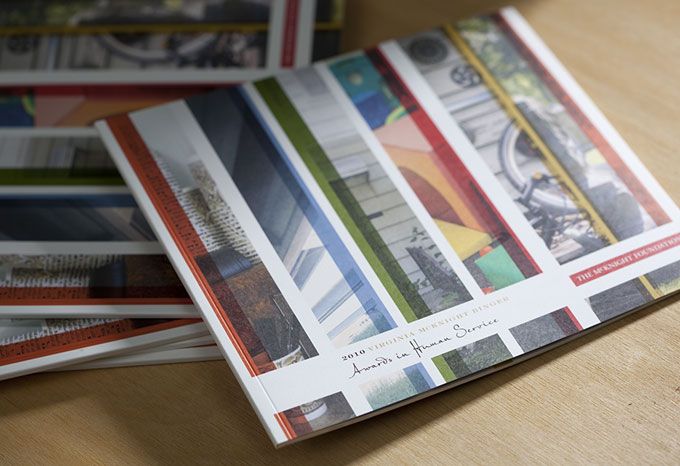 Cover of a brochure for the Virginia McKnight Binger Awards in Human Service