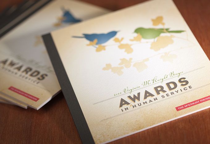 Cover of a brochure for the Virginia McKnight Binger Awards in Human Service
